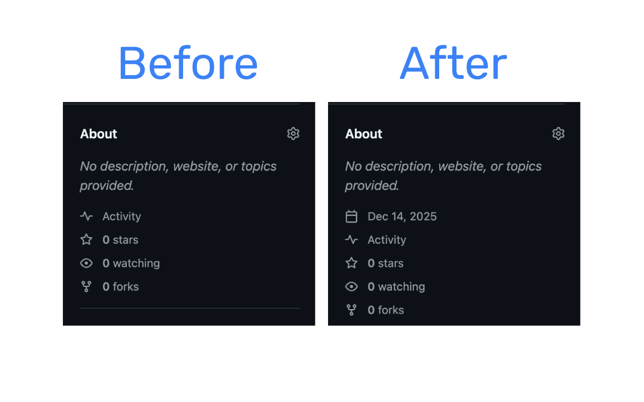 Extension Example Screen